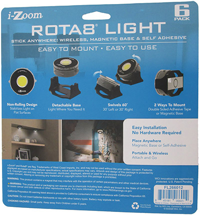 i-Zoom  Rota8 Lights 6-Pack