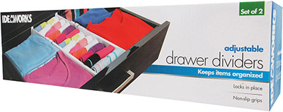 Ideaworks® Adjustable Drawer Dividers