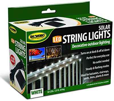 IdeaWorks® 25 ft Solar LED String Lights