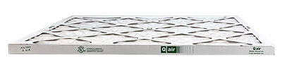 Q Air MERV 8 Pleated 16x25x1 Furnace Filter 