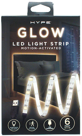 Hype Glow  6 Ft Warm White LED Strip Lights