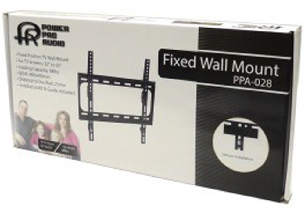 Power Pro Audio  PPA-028 32-inch to 55-inch Fixed TV Wall Mount