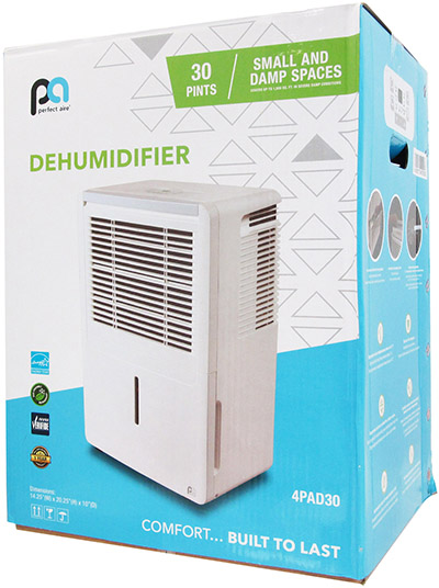 Perfect Aire® 4PAD30 30-Pint Dehumidifier