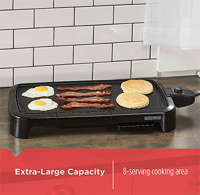 Black and Decker® 8-Serving Non-stick Electric Griddle