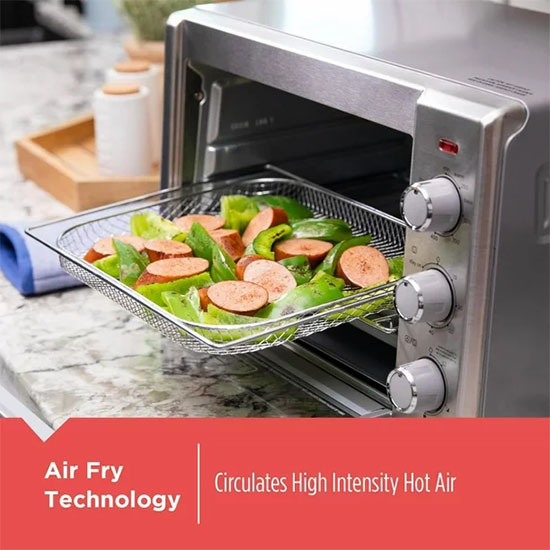 Black + Decker Crisp 'N Bake Air Fry 6-Slice Toaster Oven