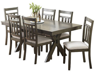 McLeland Design™ 6-Seat Grey Giavonna Dining Table