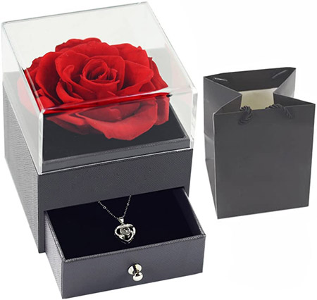 Eternal Rose Jewelry Box