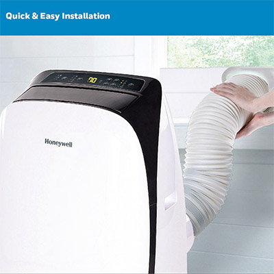 Honeywell  HL09CESWK 9,000 BTU Portable Air Conditioner with Dehumidifier and Fan
