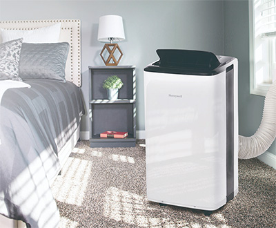 Honeywell HF08CESWK 8,000 BTU Portable Air Conditioner with Dehumidifier and Fan