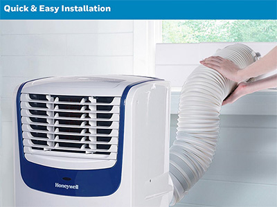 Honeywell MO10CESWB 10,000 BTU Portable Air Conditioner with Dehumidifier and Fan