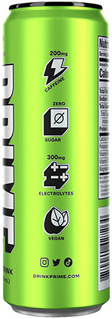 Prime  Hydration 12 oz Zero Sugar Energy Drink