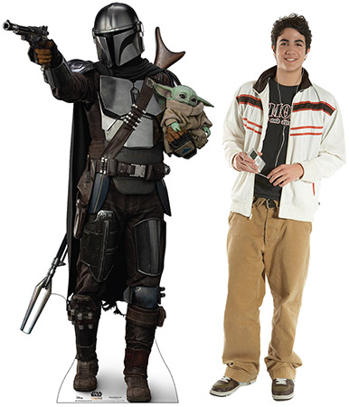 Star Wars® The Mandalorian with Child Life-size Cardboard Cut-out
