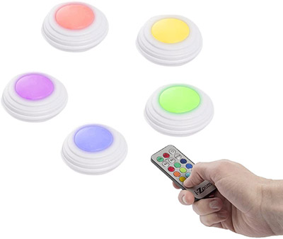 i-Zoom  5-Pack Wireless LED Color Changing Accent Lights