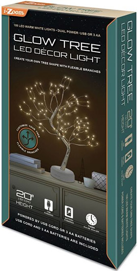 i-Zoom 20" LED Fairy Lights Mini Tree Decoration