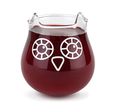 BigMouth® Wise Owl Stemless Wine Glass