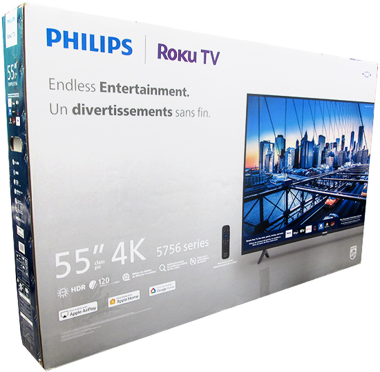 Philips 55-inch 5756 Series 4K Ultra HD LED Roku TV