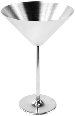 North 49 Stainless Steel Martini Glass