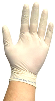 Box of 100 Latex Disposable Gloves