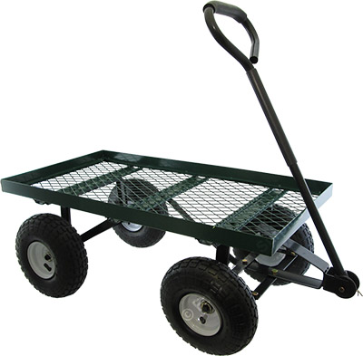 ProYard® Steel Mesh Garden Cart with 10" Pneumatic Tires