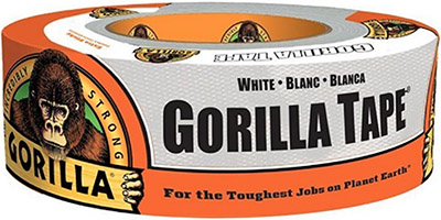 Gorilla® 1.88" x 30 yd White Tape