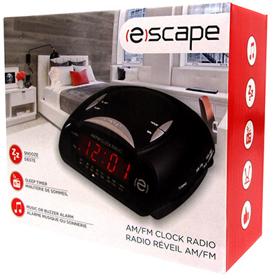 Escape  Digital Alarm Clock Radio