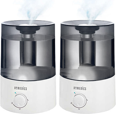 Homedics® Ultrasonic™ Filter-Free Cool Mist Humidifiers - Pack of 2