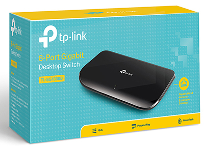 TP-LINK  8-Port Gigabit Desktop Switch TL-SG1008D