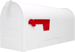 PostMaster  Classic White Mailbox