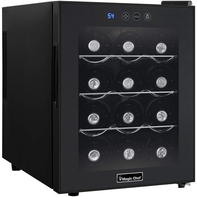 Magic-Chef® MCWC12B 12-Bottle Counter-Top Wine Cooler