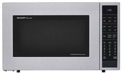 Sharp Carousel 1.5 Cu. Ft. 900W Stainless Steel Convection Microwave 