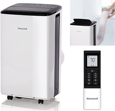 Honeywell HF10CESVWK 10,000 BTU Portable Air Conditioner with Dehumidifier and Fan