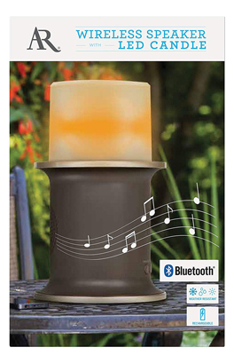 Wireless Bluetooth Speaker with LED Candle