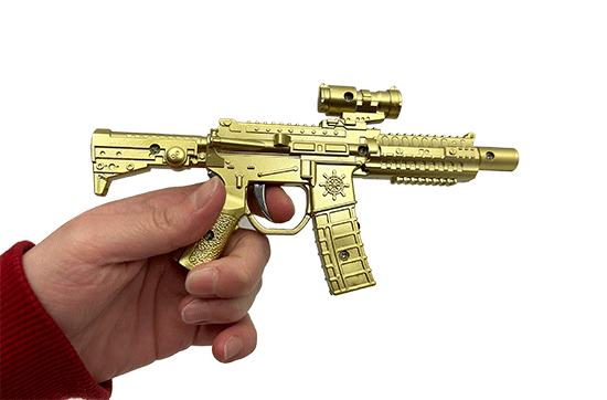 6.5" Shock Toy Rifle with Flashlight