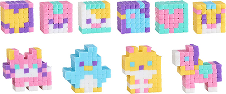 Bandai  Pretty Pixels™ Eraser Maker Starter Pack - Animals