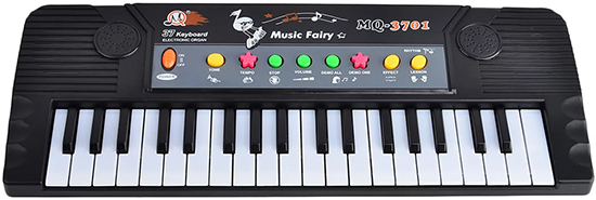MQ-3701 Electric Keyboard Piano with Mic