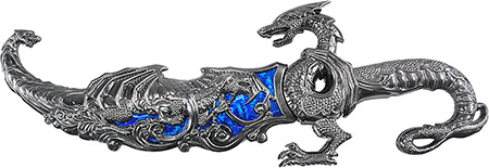 Metal Dragon Display Dagger