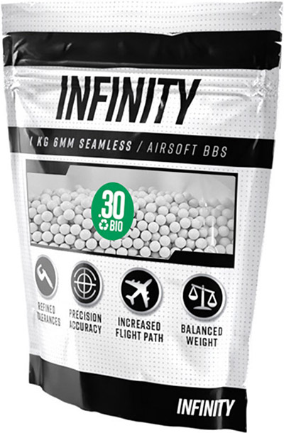 Infinity  3,300 Biodegradable 0.30 gram Airsoft BBs