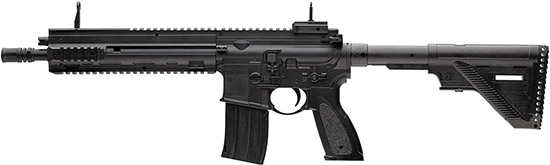 H&K HK416 A5 0.177 Steel BB Airgun with Retractable Stock