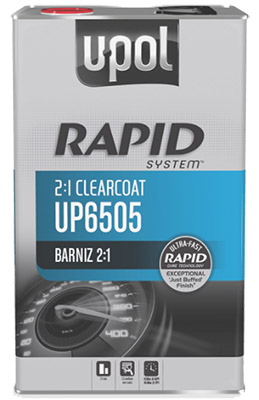 U-POL  UP6505 Rapid System 2:1 Clearcoat 5L Tin