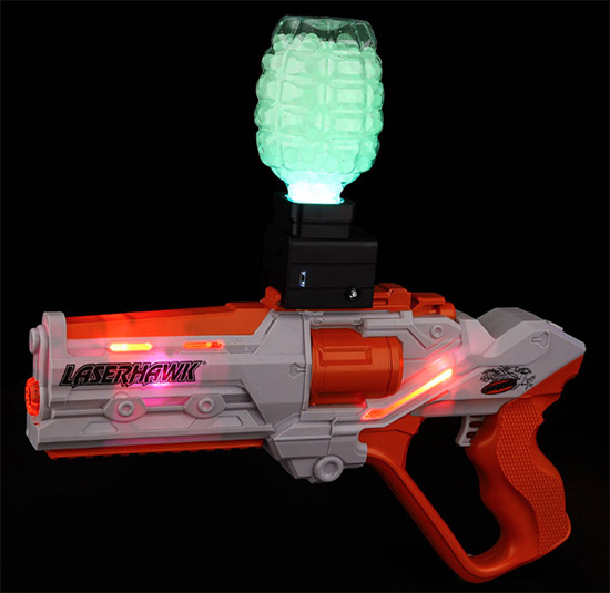 LaserHawk® Dual Storm Glow in the Dark Gel and Dart Gun