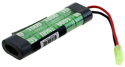 9.6 Volt NIMH 1600 Flat Brick Airsoft Batteries