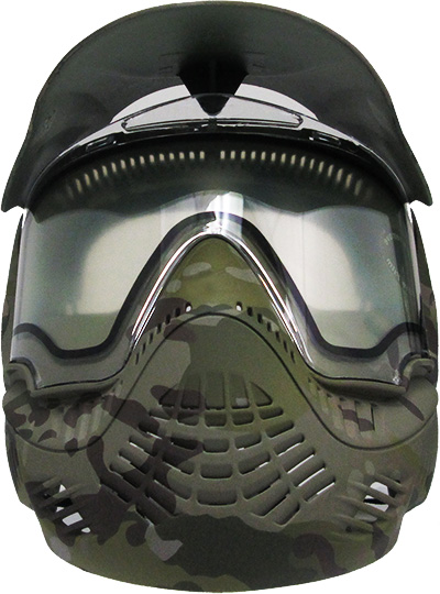 Dual-pane Thermal Lens Camouflage Paintball Mask