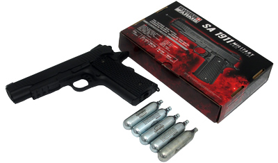 Swiss Arms SA 1911 Steel BB Pistol Kit