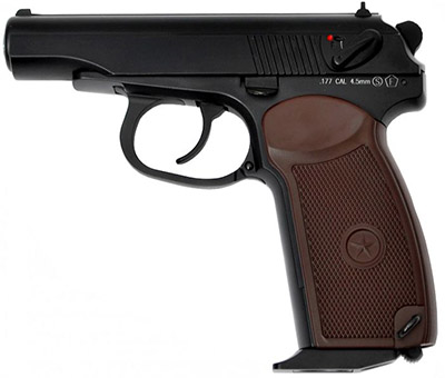 KWC® Makarov PM Steel BB Pistol with Blowback