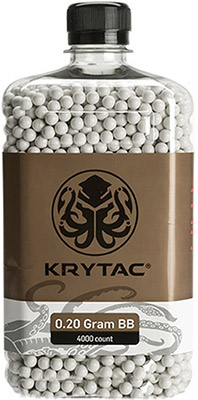 Krytac  4000 Polished 6mm 0.20 gram Airsoft BBs