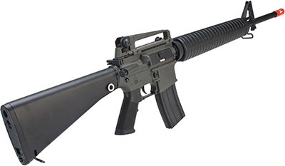 JG  M16A3 AEG Airsoft Rifle with 9.6V NiMH Battery and Charger