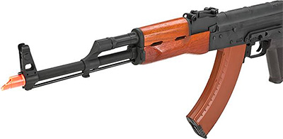 CYMA  CM036A AKM Real Wood AEG Airsoft Rifle with 9.6V NiMH Battery and Charger