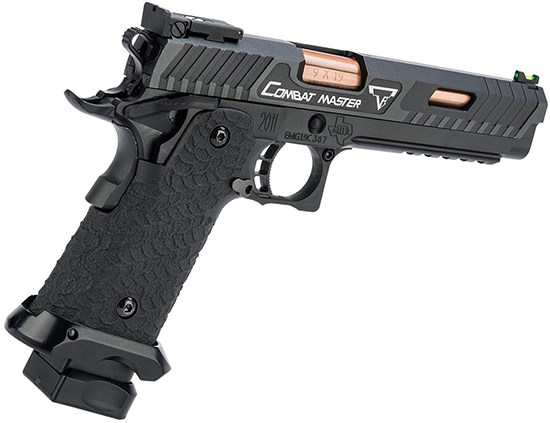 EMG JW3 Combat Master Semiautomatic CO2 Powered Airsoft Training Pistol with Blowback