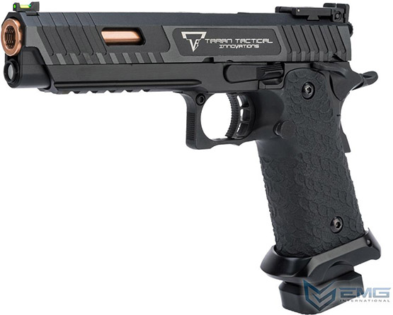 EMG JW3 Combat Master Semiautomatic Green Gas Powered Airsoft Training Pistol with Blowback