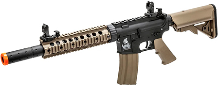 Lancer Tactical  9" M4 Airsoft AEG Rifle with Mock Suppressor